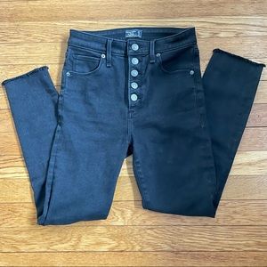Abercrombie & Fitch High Rise Super Skinny Ankle Jeans | Size 25